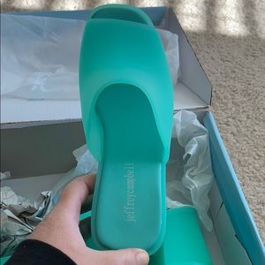 Jeffrey Campbell jelly mules
